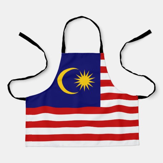 マレーシアの旗 エプロン (正面)