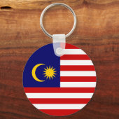 マレーシアの旗 キーホルダー (正面)