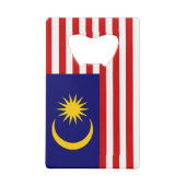 マレーシアの旗 クレジットカード栓抜き (裏面)