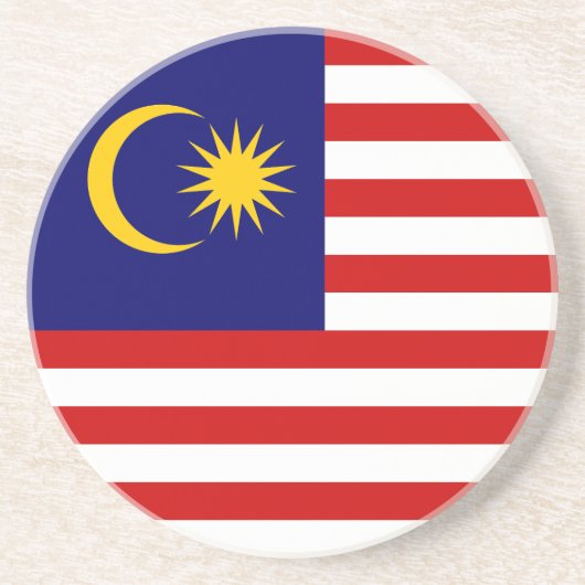 マレーシアの旗 コースター (正面)