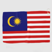 マレーシアの旗 ゴルフタオル (横)