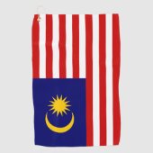 マレーシアの旗 ゴルフタオル (正面)
