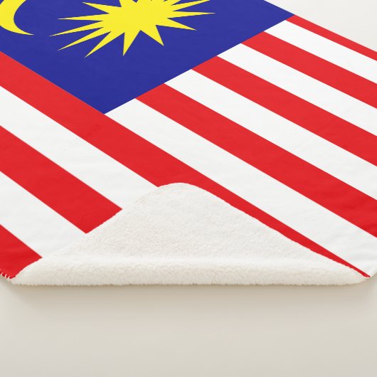マレーシアの旗 シェルパブランケット (3/4)