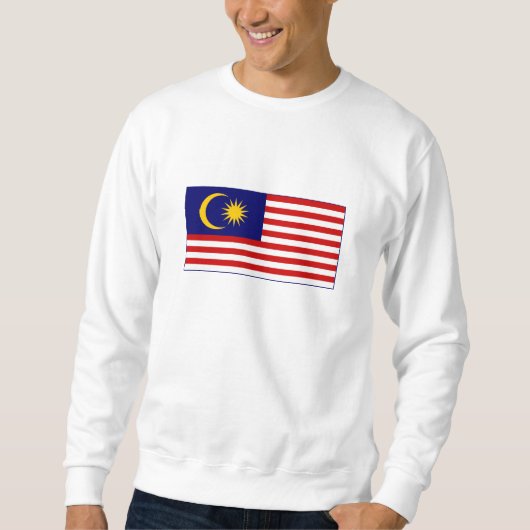 マレーシアの旗 スウェットシャツ (正面)