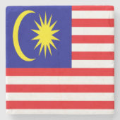 マレーシアの旗 ストーンコースター (正面)