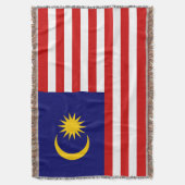 マレーシアの旗 スローブランケット (正面縦)