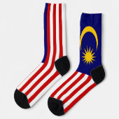 マレーシアの旗 ソックス (左)