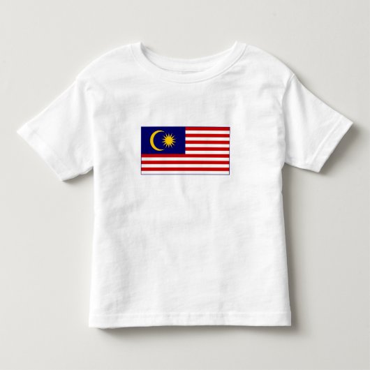 マレーシアの旗 トドラーTシャツ (正面)