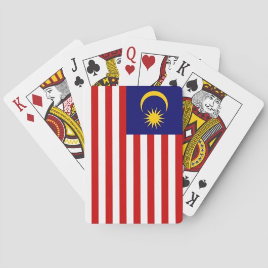 マレーシアの旗 トランプ (裏面)