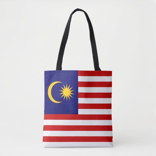 マレーシアの旗 トートバッグ (正面)
