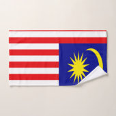 マレーシアの旗 ハンドタオル (ハンドタオル)
