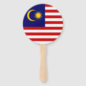 マレーシアの旗 ハンドファン (裏面)