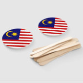 マレーシアの旗 ハンドファン (組立なし)