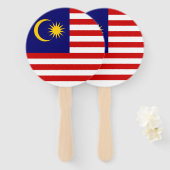 マレーシアの旗 ハンドファン (正面&裏面)
