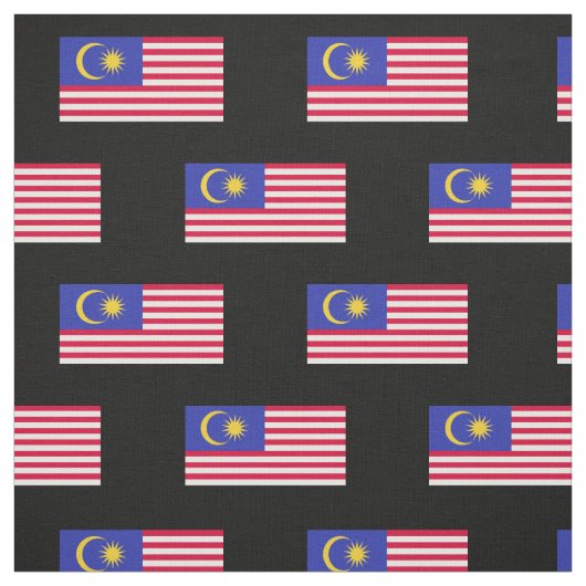 マレーシアの旗 ファブリック (見本)