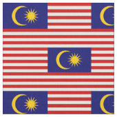 マレーシアの旗 ファブリック (クローズアップ)