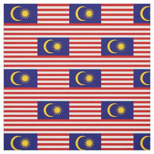 マレーシアの旗 ファブリック (見本)