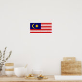 マレーシアの旗 ポスター (キッチン)