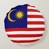 マレーシアの旗 ラウンドクッション (裏面)