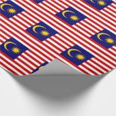 マレーシアの旗 ラッピングペーパー (角)
