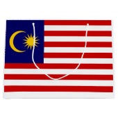 マレーシアの旗 ラージペーパーバッグ (正面)