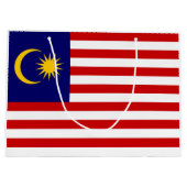 マレーシアの旗 ラージペーパーバッグ (裏面)