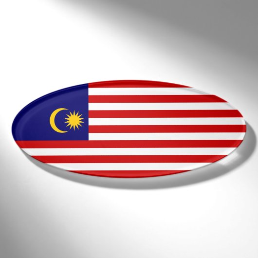 マレーシアの旗 名札 (正面)