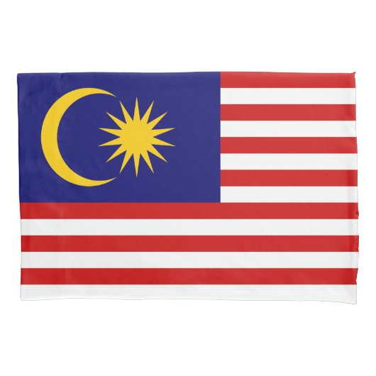 マレーシアの旗 枕カバー (正面)