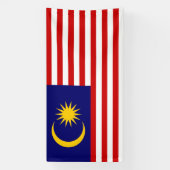 マレーシアの旗 横断幕 (縦)