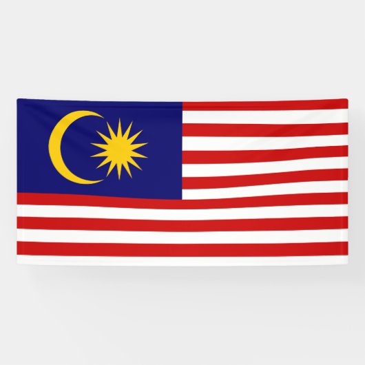 マレーシアの旗 横断幕 (横)