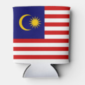 マレーシアの旗 缶クーラー (正面)