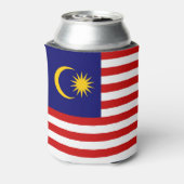 マレーシアの旗 缶クーラー (缶裏面)