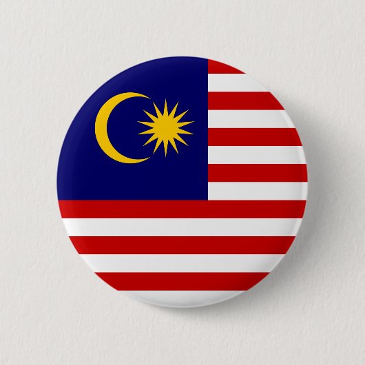 マレーシアの旗 缶バッジ (正面)