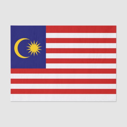 マレーシアの旗 薄葉紙 (正面)