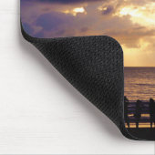 マレーシアの海岸日没 マウスパッド (コーナー)