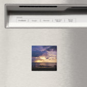 マレーシアの海岸日没 マグネット (インサイチュ (食洗機))