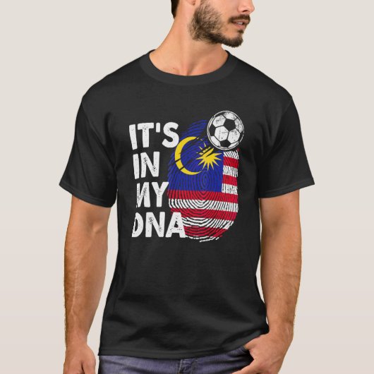 マレーシアの私のDnaマレーシア国旗チームのマレーシア Tシャツ (正面)