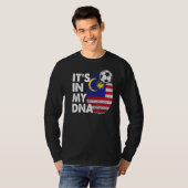 マレーシアの私のDnaマレーシア国旗チームのマレーシア Tシャツ (正面フル)