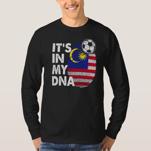 マレーシアの私のDnaマレーシア国旗チームのマレーシア Tシャツ (正面)