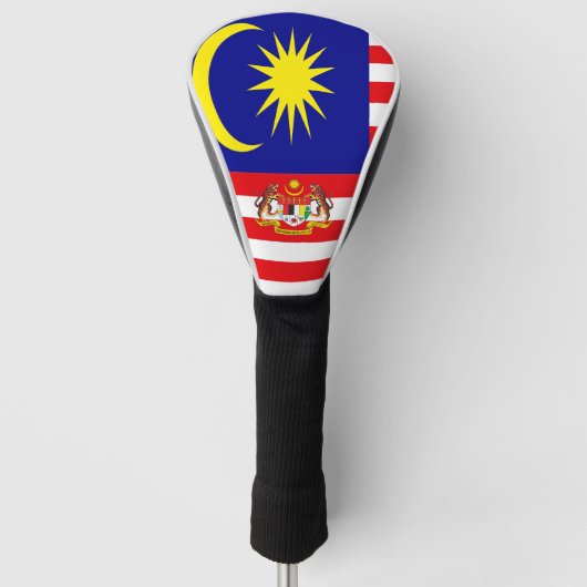 マレーシアの軍旗 ゴルフヘッドカバー (正面)