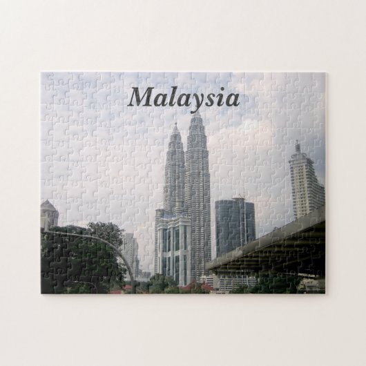 マレーシアの都市景観 ジグソーパズル (横)