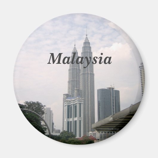 マレーシアの都市景観 マグネット (正面)