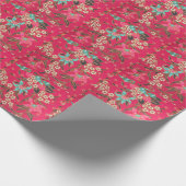 マレーシアインドネシアろうけつ染めアートパターン ラッピングペーパー (角)