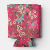 マレーシアインドネシアろうけつ染めアートパターン 缶クーラー (裏面)