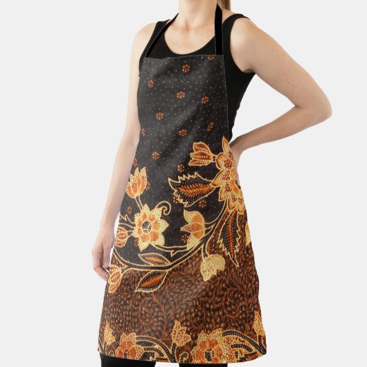 マレーシアインドネシアろうけつ染めアート美しい エプロン (インサイチュ)