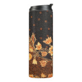 マレーシアインドネシアろうけつ染めアート美しい タンブラー (回転左)