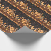 マレーシアインドネシアろうけつ染めアート美しい ラッピングペーパー (角)