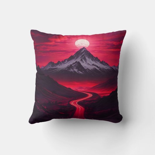 マレーシアサンセットマウンテンシーン クッション (裏面)