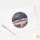 マレーシアニュージーランドツリー ラウンドシール (封筒)