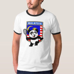 マレーシアバドミントンパンダ Tシャツ